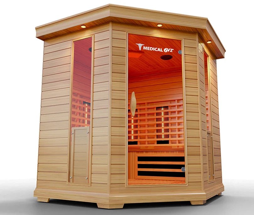 6 Person Indoor Infrared Full Spectrum Sauna | Medical 6 Plus™ - The Recovery Outlet