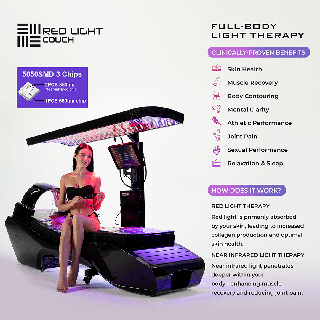 InfraCouch Red Light Therapy Bed - The Recovery Outlet