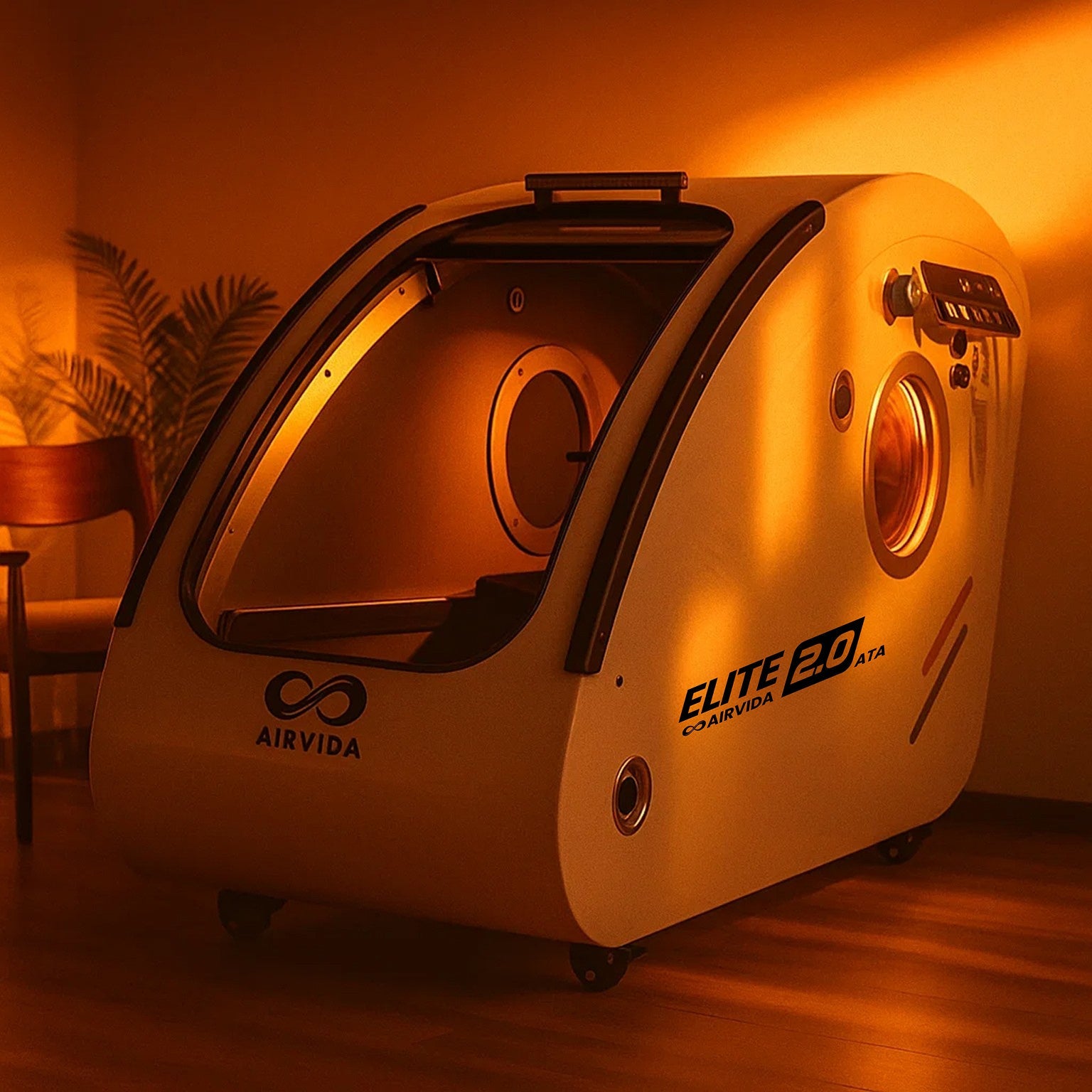 Sitting Hard Shell Hyperbaric Chamber 1.3 - 2.0 ATA - Airvida Elite - The Recovery Outlet