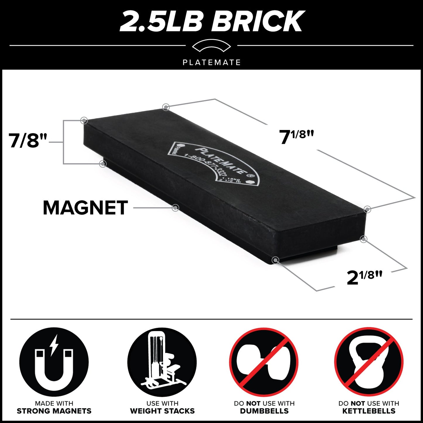 2.5 lb Brick - The Recovery Outlet