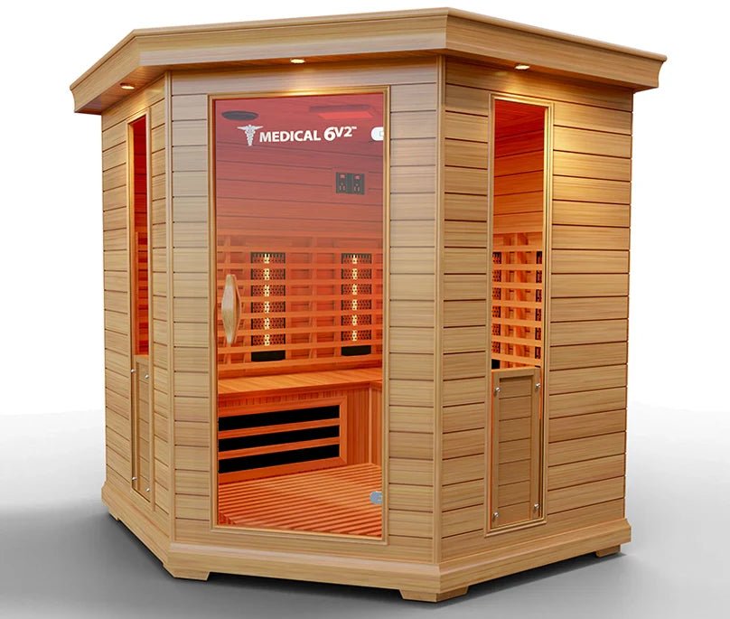 6 Person Indoor Infrared Full Spectrum Sauna | Medical 6 Plus™ - The Recovery Outlet