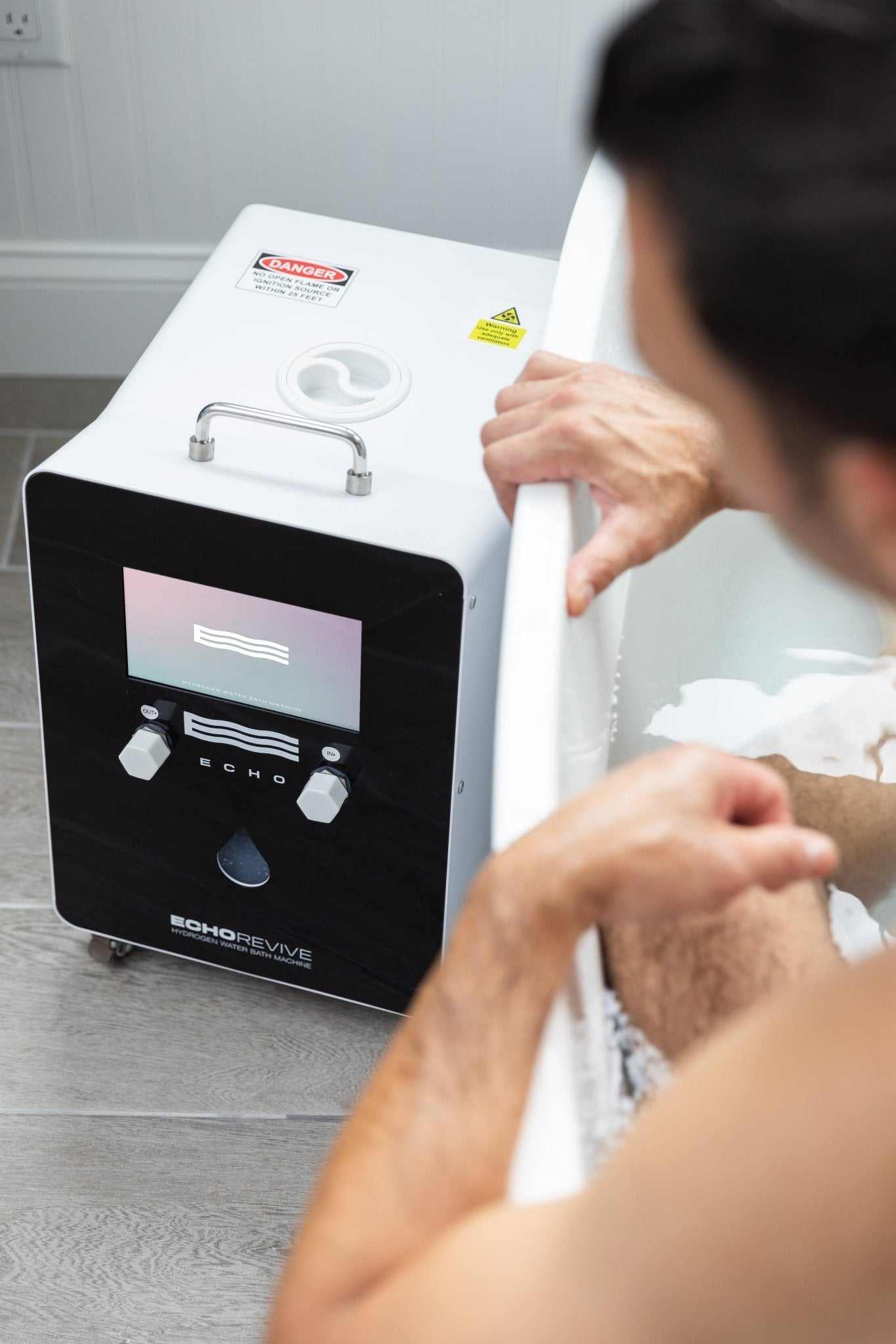 Echo Revive Hydrogen Bath Water Machine - The Recovery Outlet