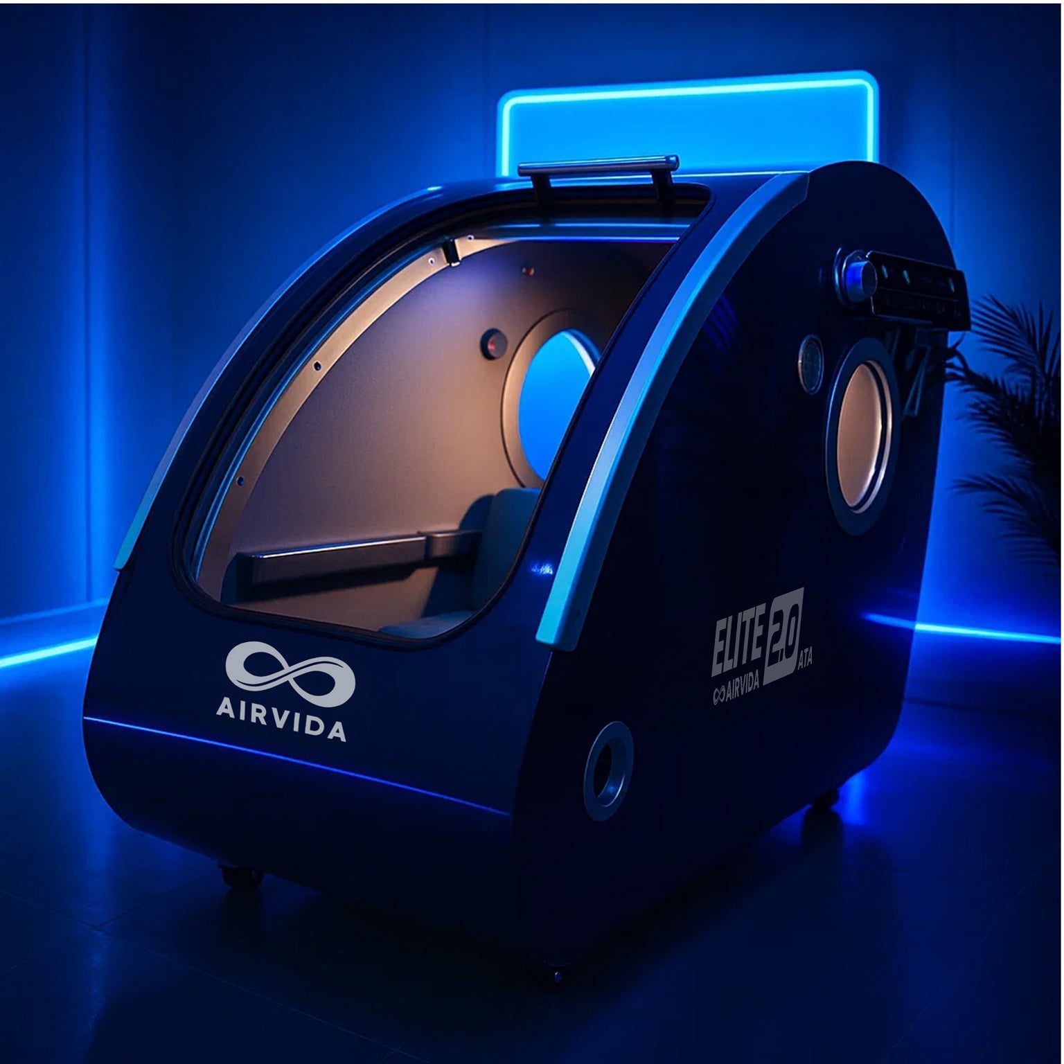 Sitting Hard Shell Hyperbaric Chamber 1.3 - 2.0 ATA - Airvida Elite - The Recovery Outlet