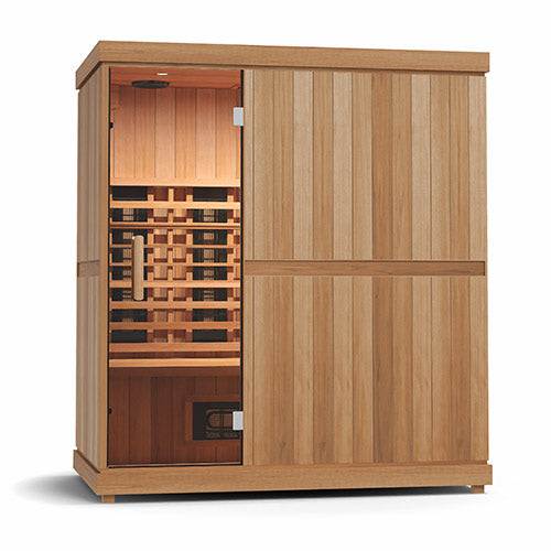 Finnmark FD-3 full spectrum infrared sauna for 3-4 persons with 170-degree heating and carbon 360 panels