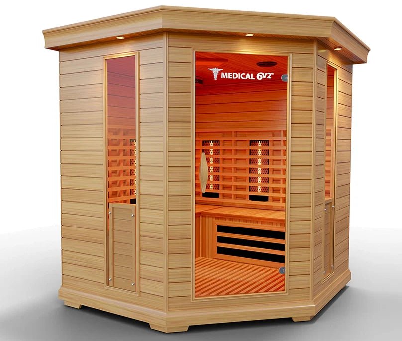 6 Person Indoor Infrared Full Spectrum Sauna | Medical 6 Plus™ - The Recovery Outlet