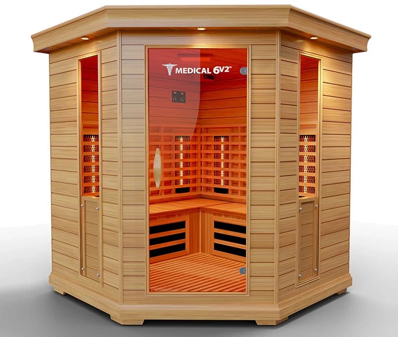 6 Person Indoor Infrared Full Spectrum Sauna | Medical 6 Plus™ - The Recovery Outlet