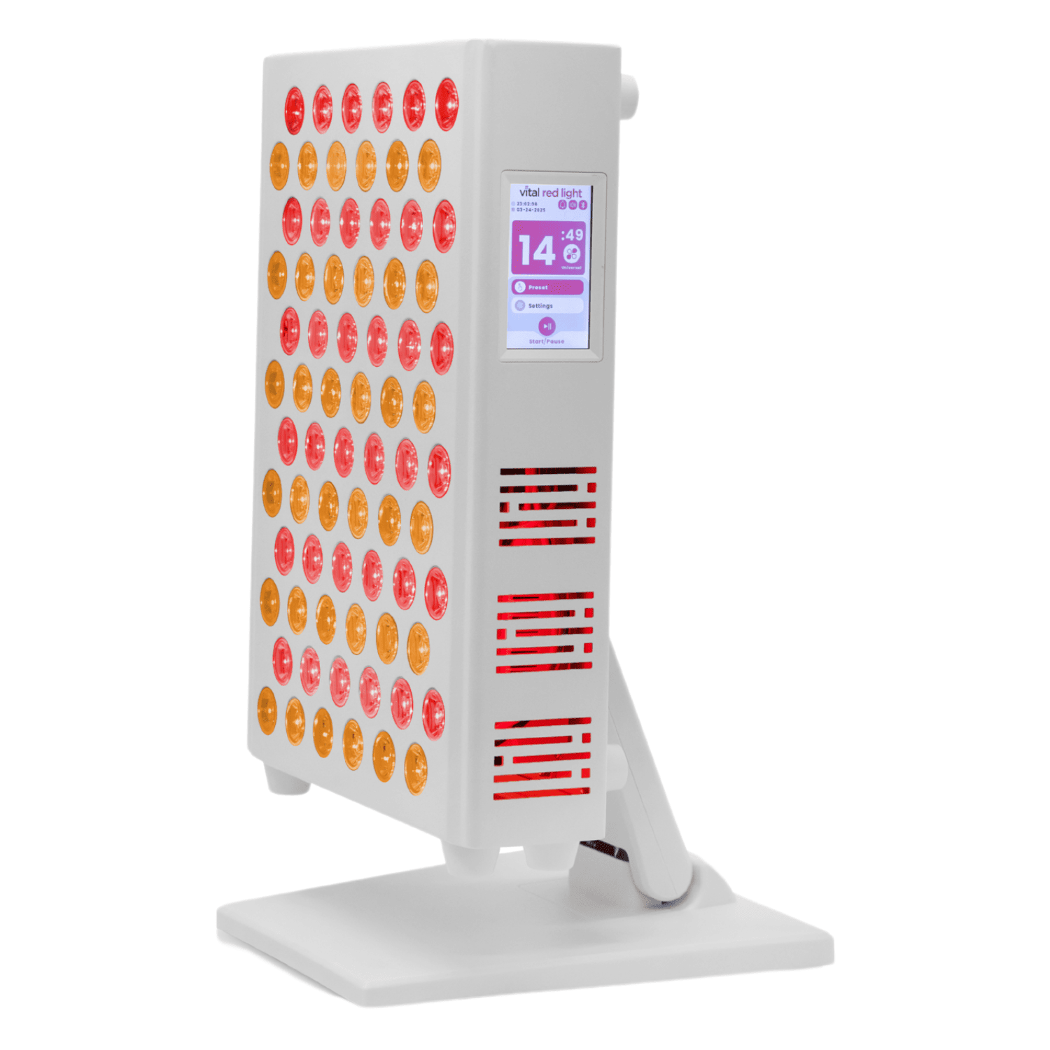 Vital PRO 2.0 red and near infrared light therapy panel with touchscreen and multiple wavelengths