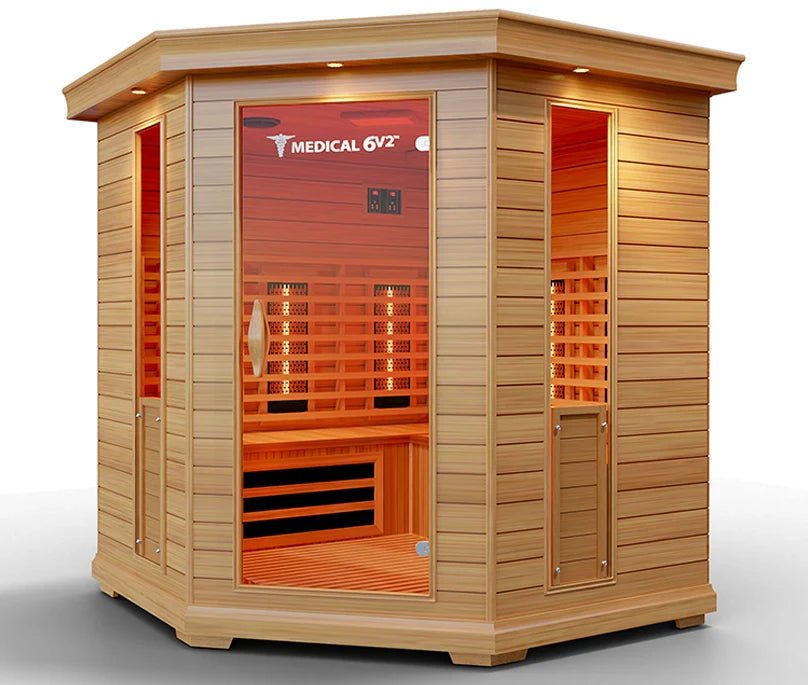 6 Person Indoor Infrared Full Spectrum Sauna | Medical 6 Plus™ - The Recovery Outlet