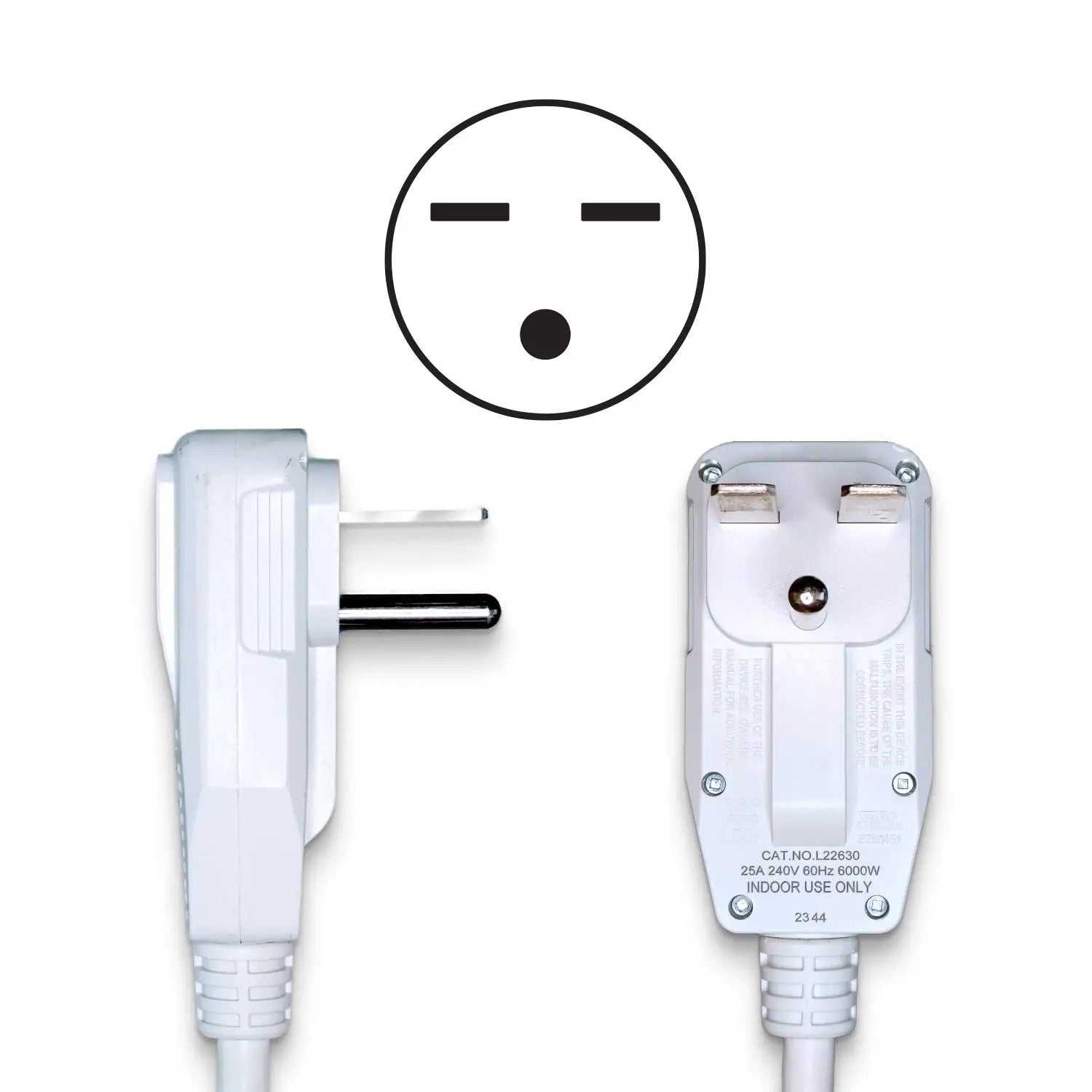 Penguin 3 1/3 HP glycol chiller plug for 208-240V power connection