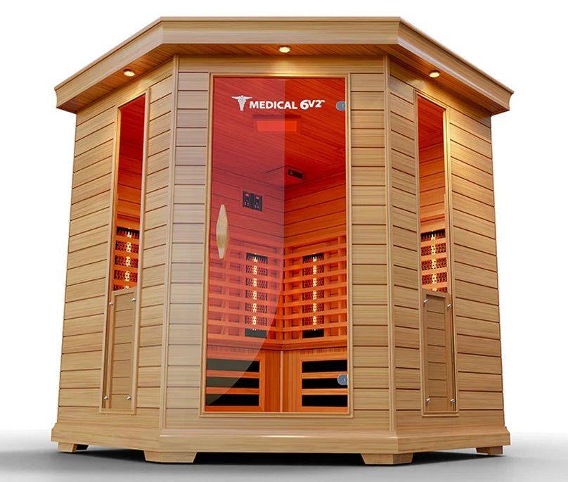 6 Person Indoor Infrared Full Spectrum Sauna | Medical 6 Plus™ - The Recovery Outlet