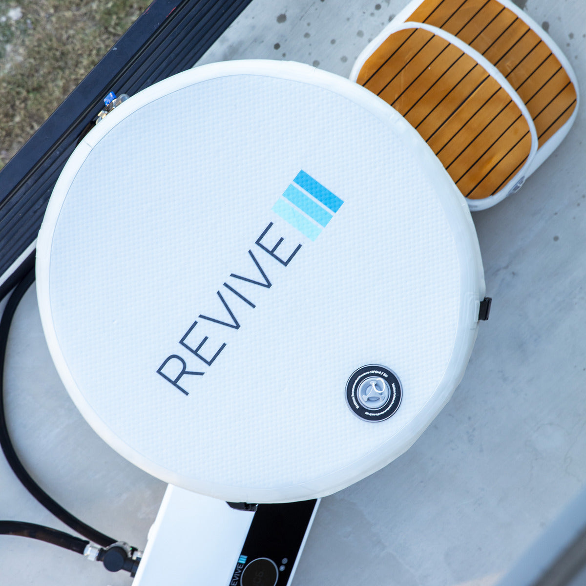 Revive 6 Person Traditional Sauna & Inflatable Barrel Plunge Bundle