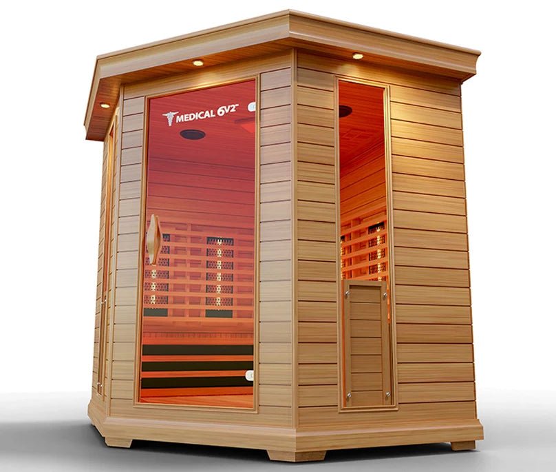 6 Person Indoor Infrared Full Spectrum Sauna | Medical 6 Plus™ - The Recovery Outlet