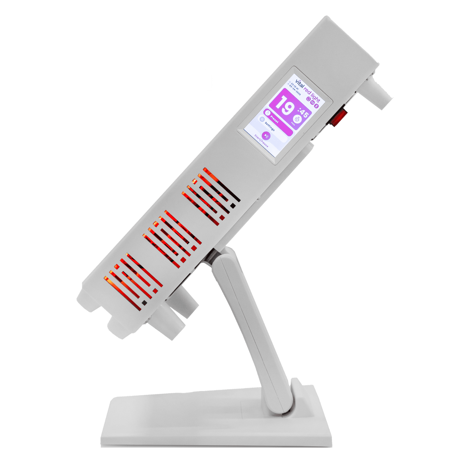 Vital PRO 2.0 red and near infrared light therapy panel with touchscreen and adjustable stand