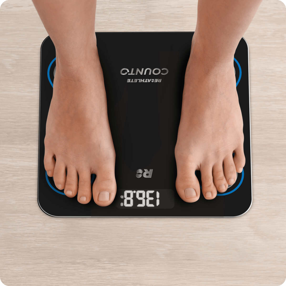COUNTO Digital Smart Scale | App Sync & Health Metrics - The Recovery Outlet