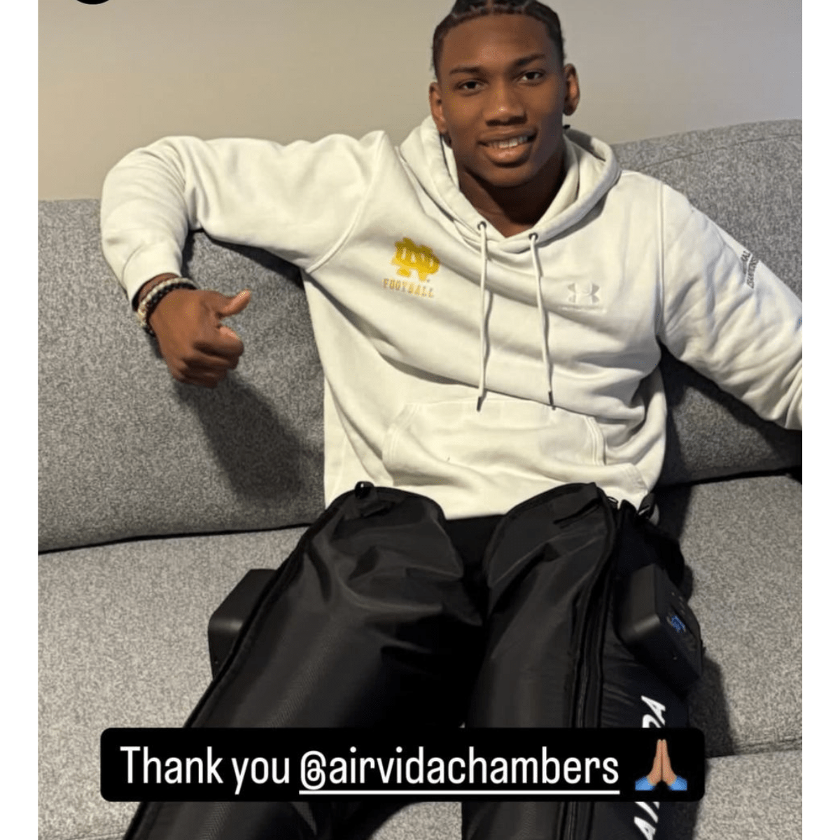 Airvida Cordless Leg Compressions With LCD Screen - The Recovery Outlet