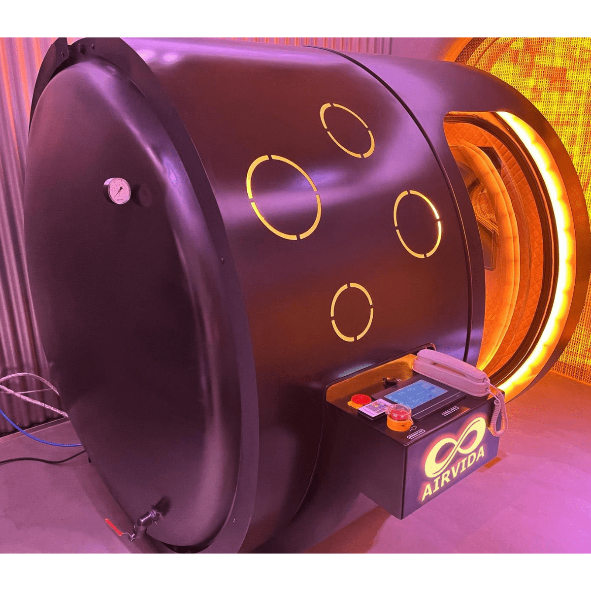 Hard Shell Hyperbaric Chamber With BIBS Masks - The Recovery Outlet