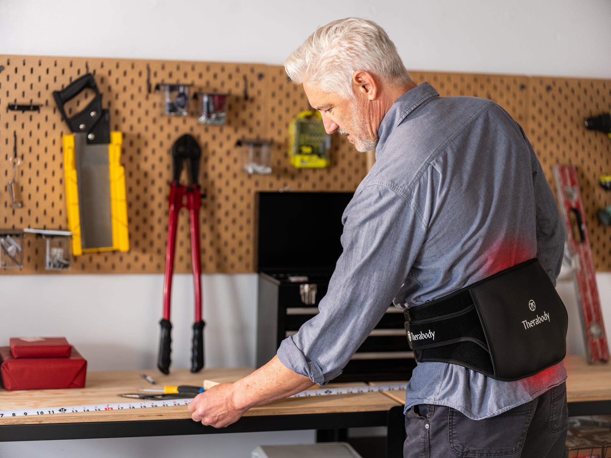 ThermBack LED Back Wrap – Heat, Infrared, Vibration & LED Therapy