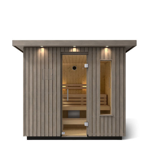 Kohler C2 Outdoor Sauna Kit – Weathered Grey Spruce
