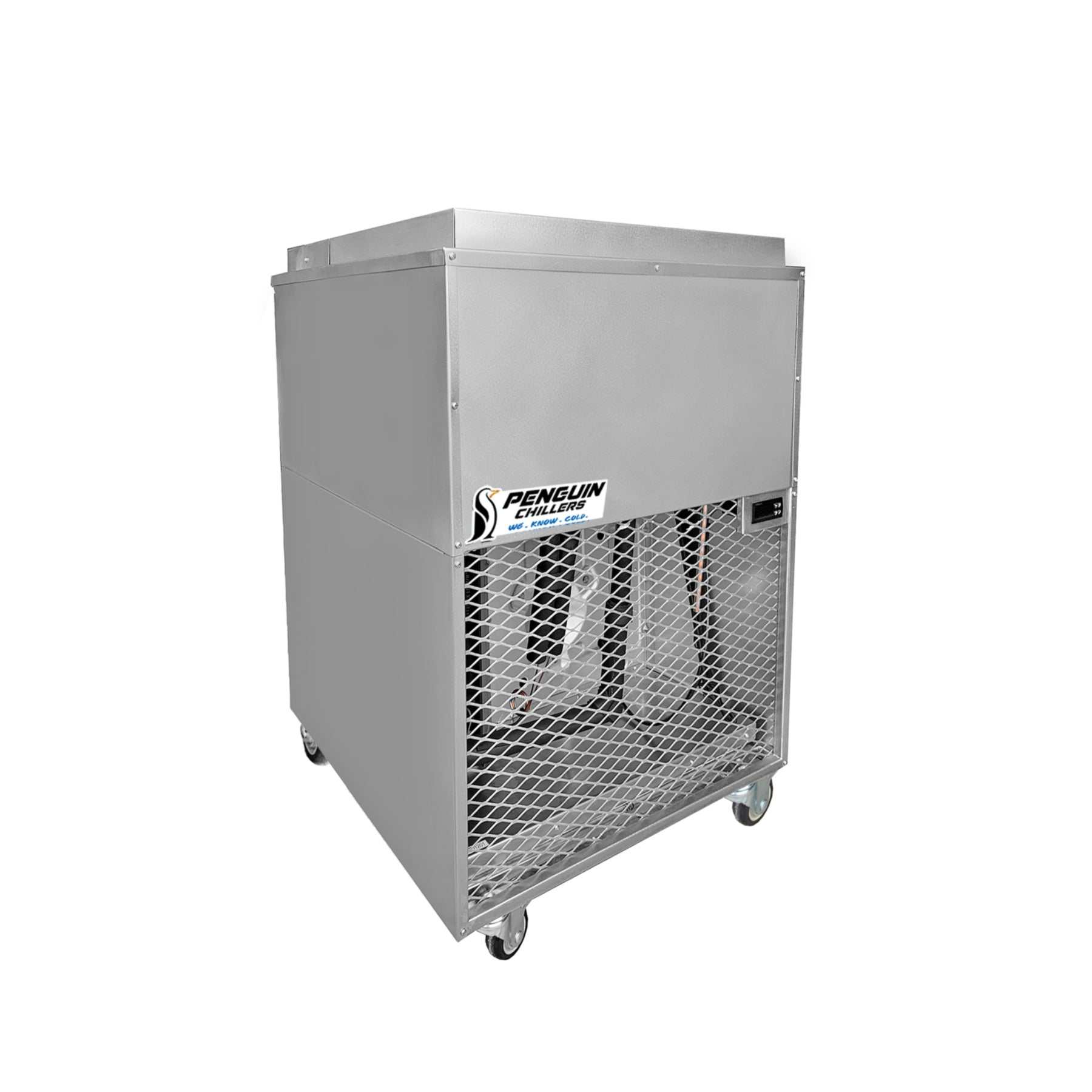 Penguin 3 1/3 HP glycol chiller with 25-gallon tank and 16,500 BTU/hr cooling capacity