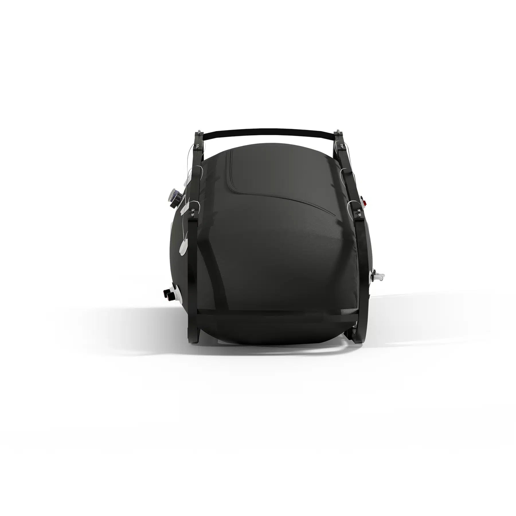 OxyFlow Mini 1.5 ATA sitting hyperbaric oxygen chamber detail view