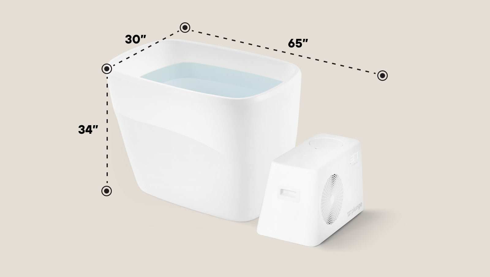 Plunge Pod cold plunge tub and Sauna Mini infrared sauna bundle for home recovery and wellness.