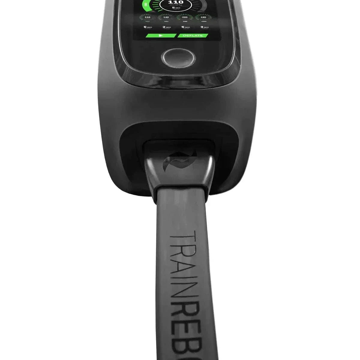 Rapid Reboot REGEN portable compression therapy control unit with digital touchscreen and adjustable settings for muscle recovery and circulation improvement