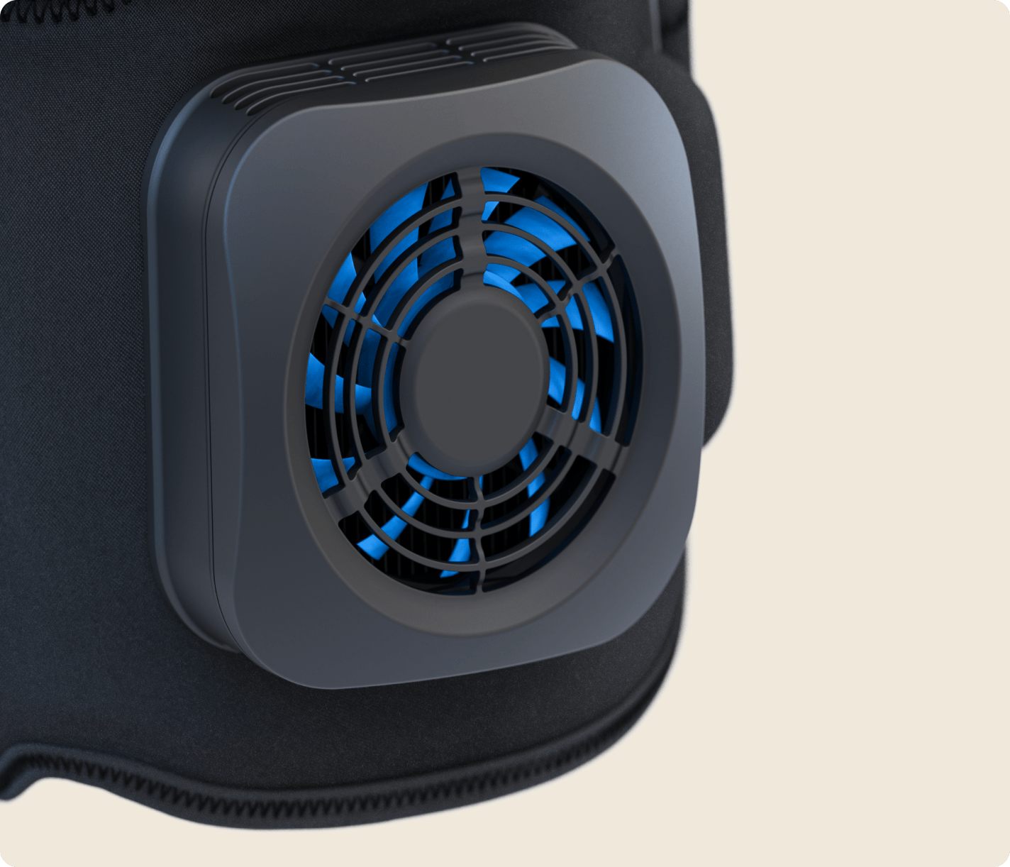 RecoveryTherm Knee wrap with heat, cold, contrast, and vibration therapy for knee pain relief and faster recovery