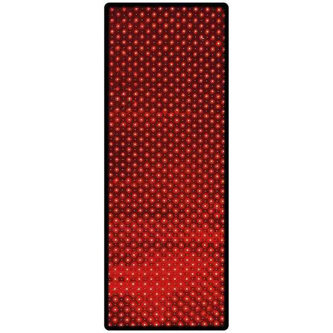 Full-body Nushape Red Light Therapy Mat with 660nm and 850nm LEDs for recovery and energy modes