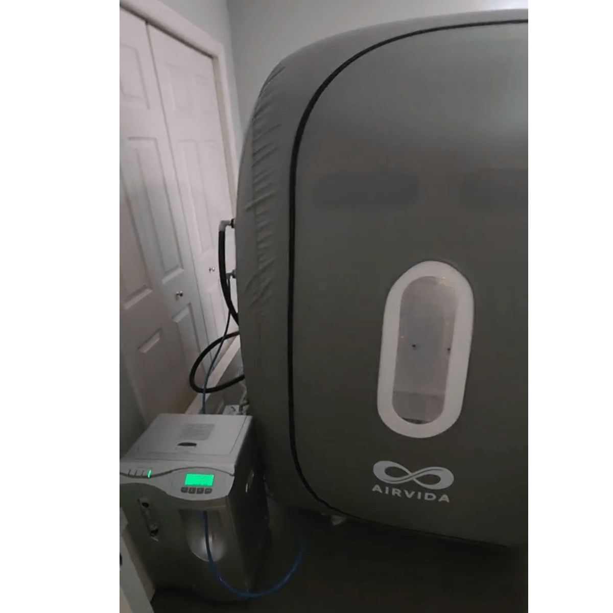 Reclining Chair Inside Hyperbaric Chamber 1.4 ATA