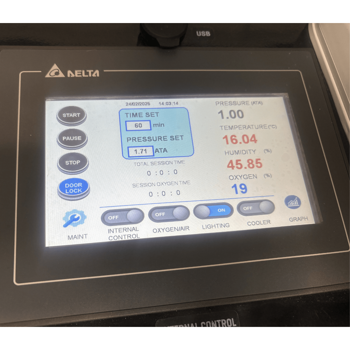 Hard Shell Hyperbaric Chamber With BIBS Masks - The Recovery Outlet