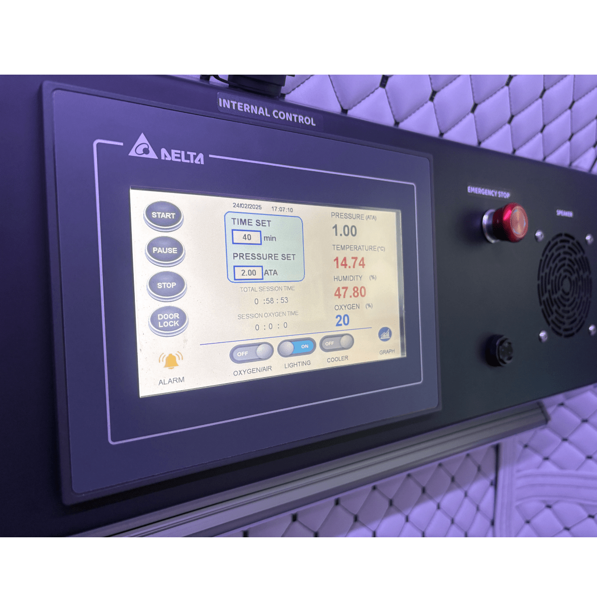 Hard Shell Hyperbaric Chamber With BIBS Masks - The Recovery Outlet