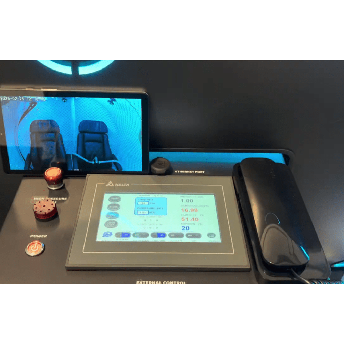 Hard Shell Hyperbaric Chamber With BIBS Masks - The Recovery Outlet