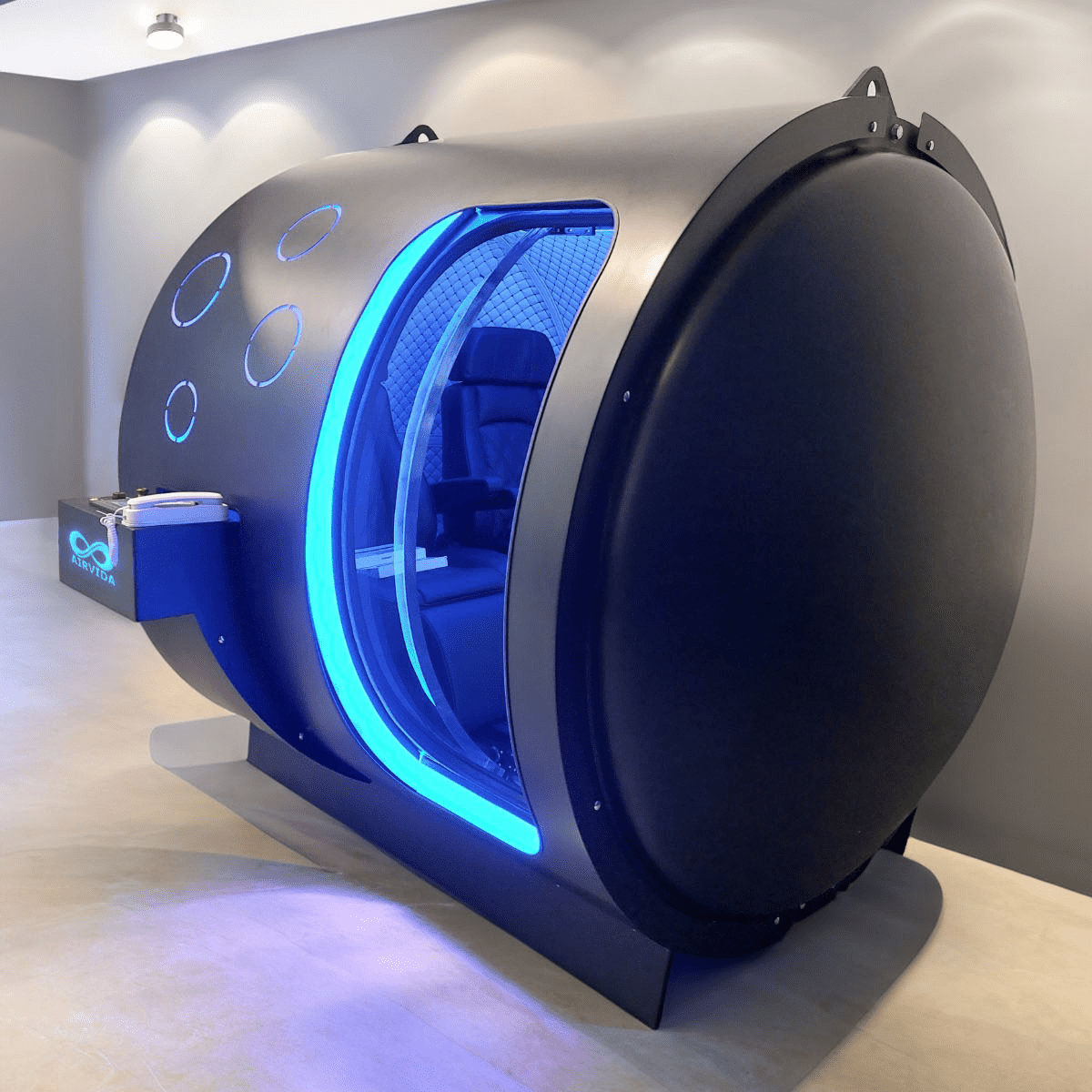 Hard Shell Hyperbaric Chamber With BIBS Masks - The Recovery Outlet