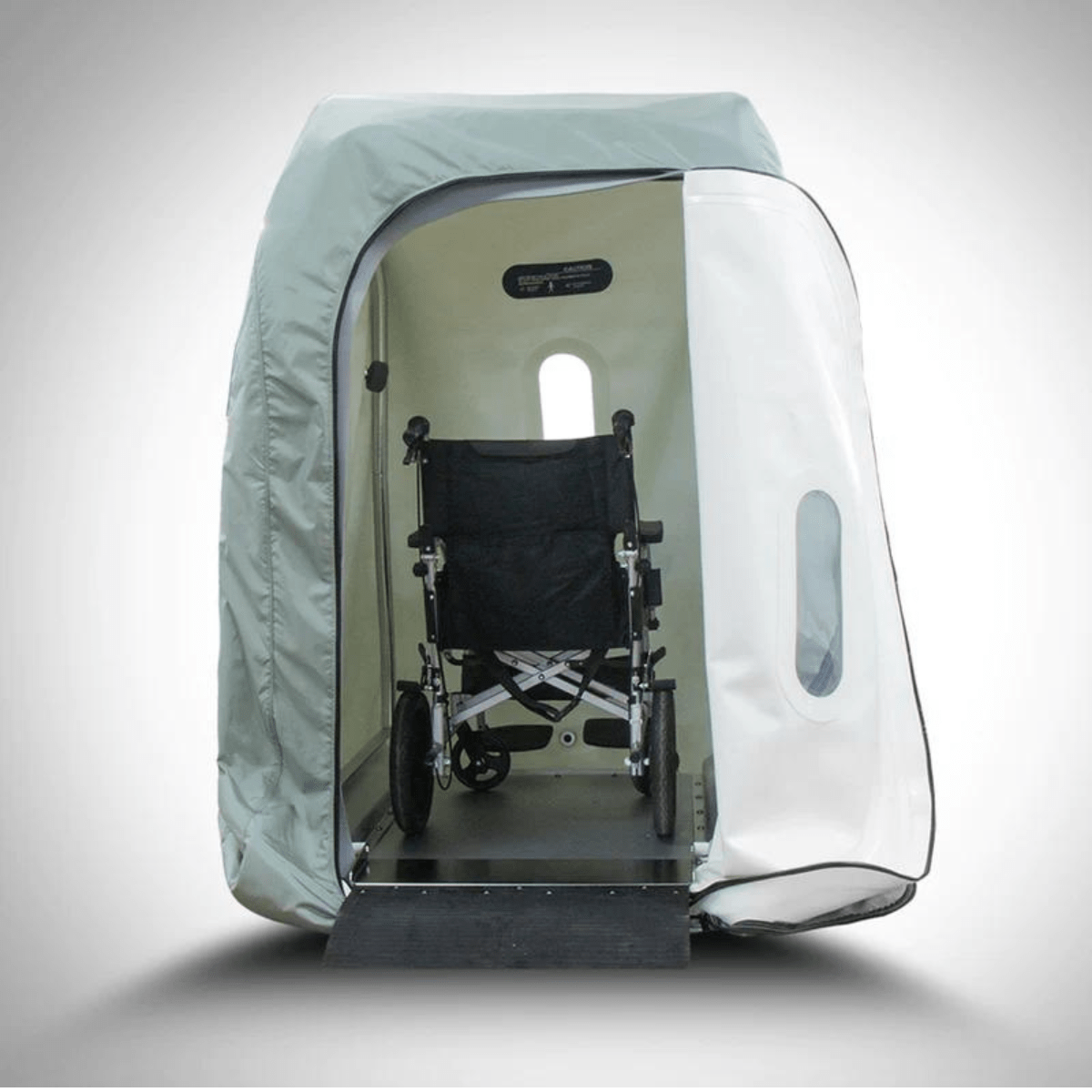 Reclining Chair Inside Hyperbaric Chamber 1.4 ATA