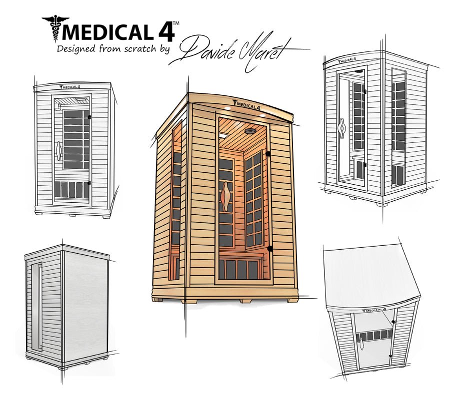 2 Person Home Full Spectrum Infrared Sauna | Medical 4™ - The Recovery Outlet