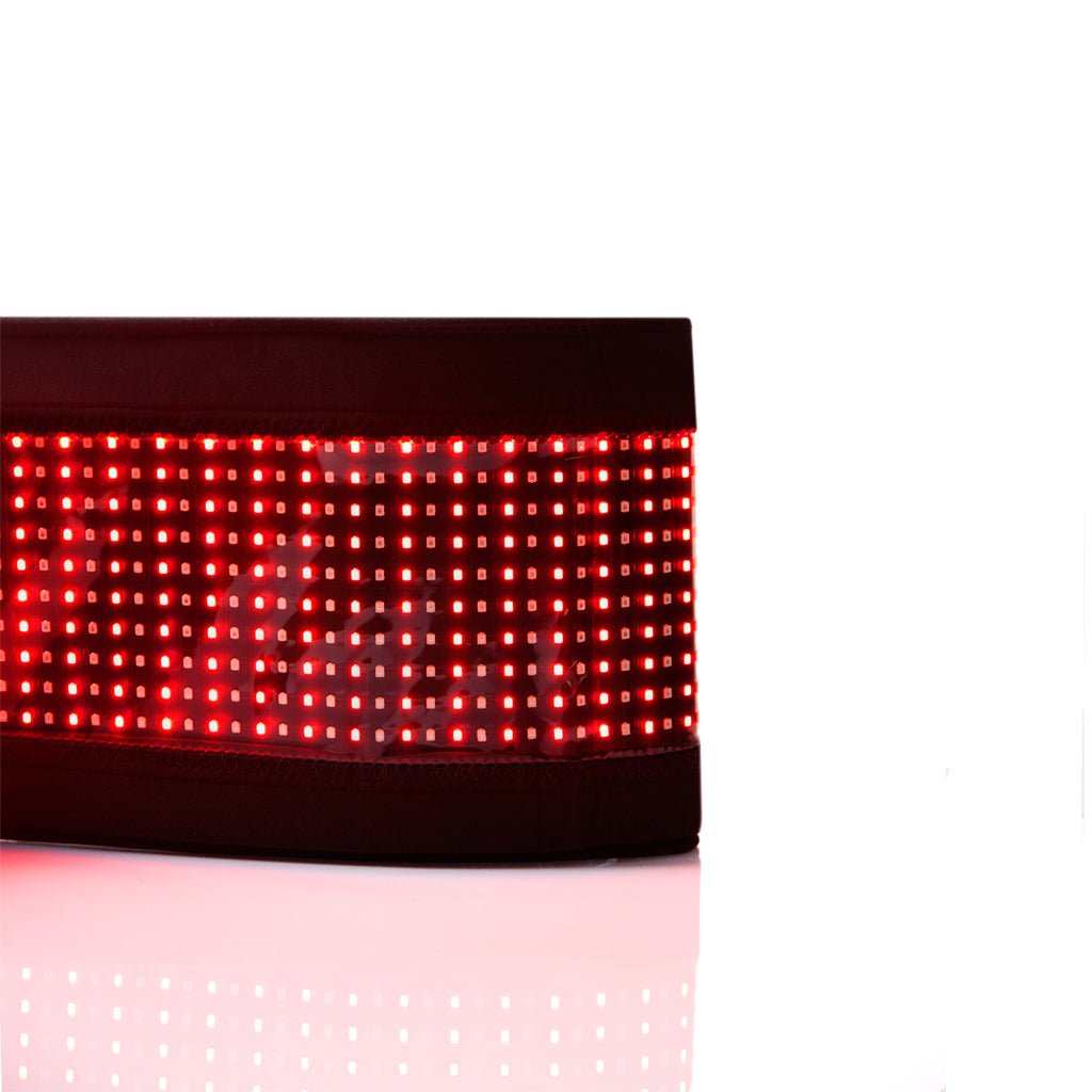 Nushape LipoWrap wearable red and infrared LED belt for fat loss and cellulite reduction