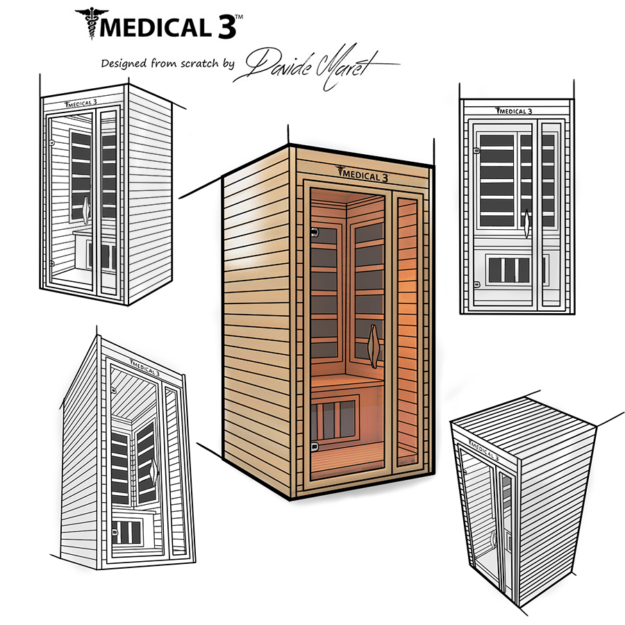Personal Home Infrared Full Spectrum Sauna | Medical 3™ - The Recovery Outlet