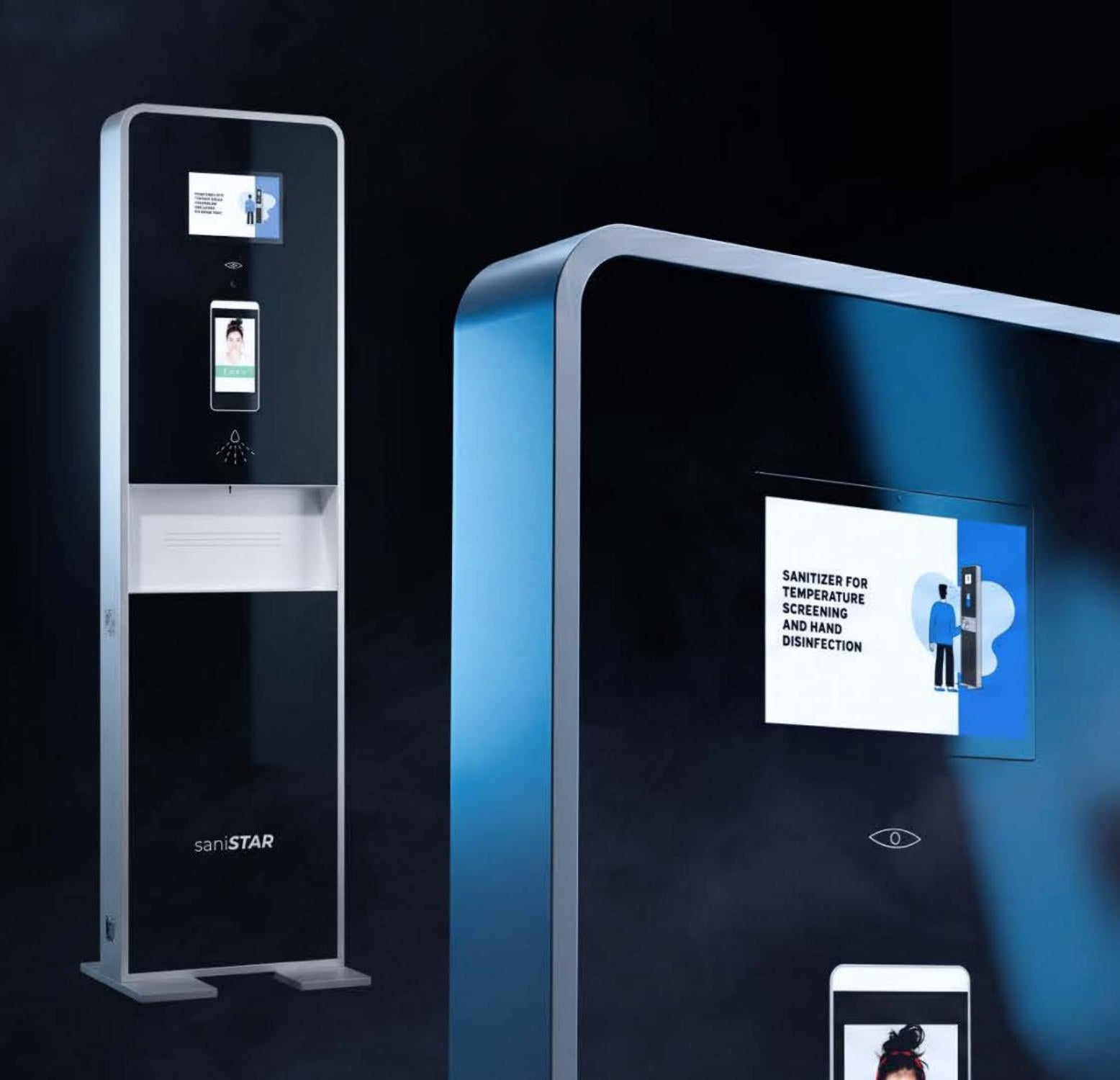MedSaniStar Disinfection Access Station