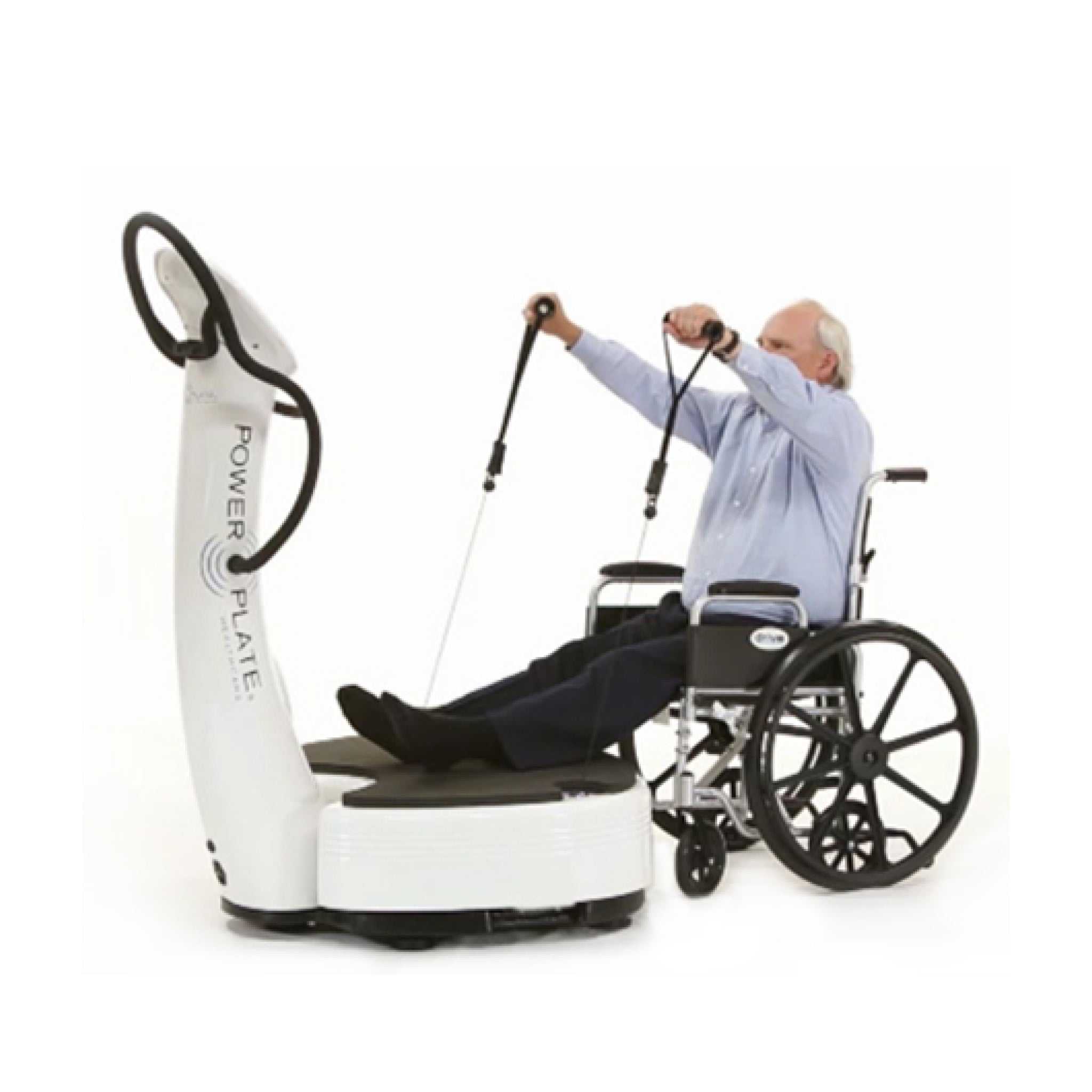 Pro7HC vibration plate healthcare equipment for muscle recovery with integrated LCD and heart monitor