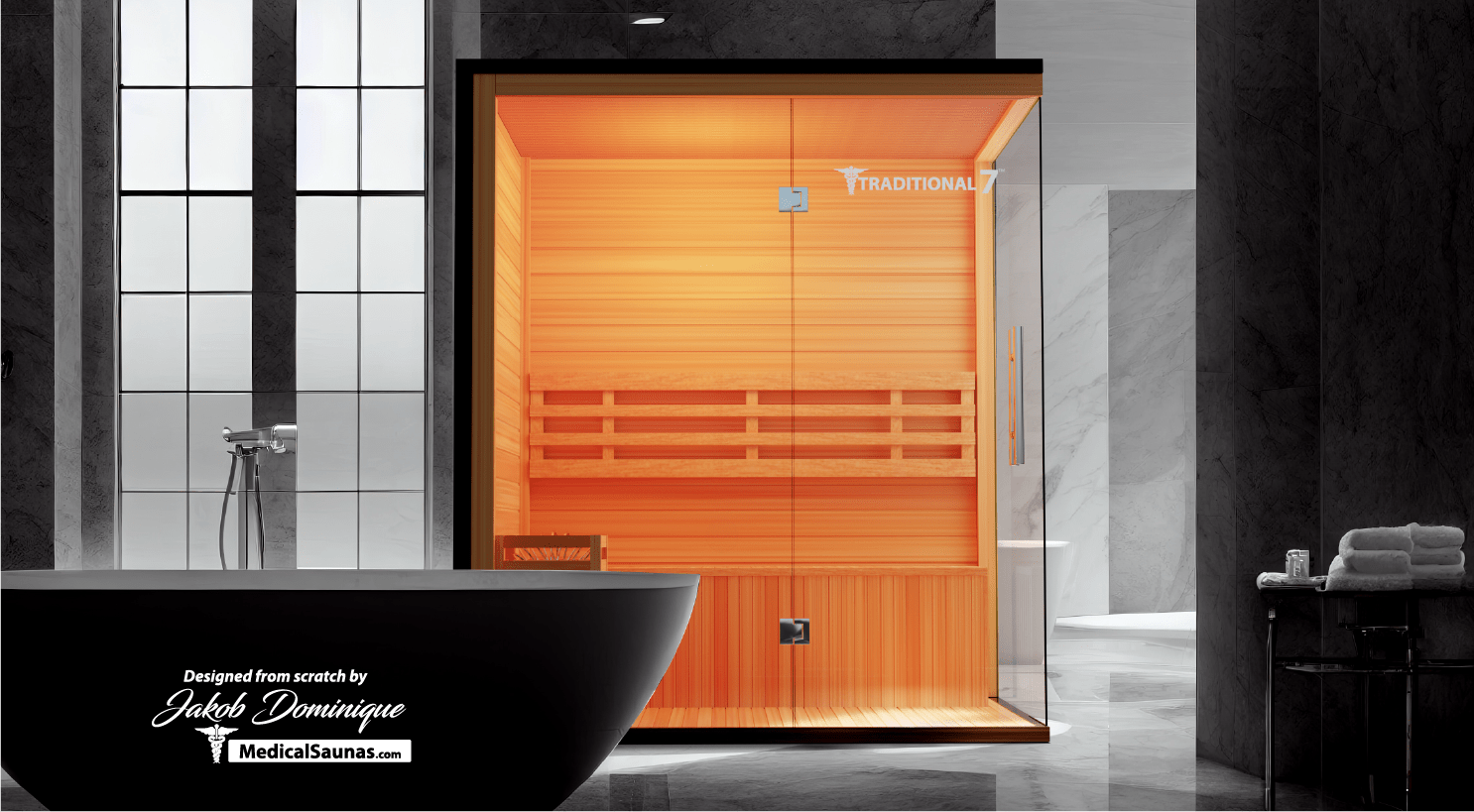 3 Person Home Steam Sauna | Traditional 7™ - The Recovery Outlet