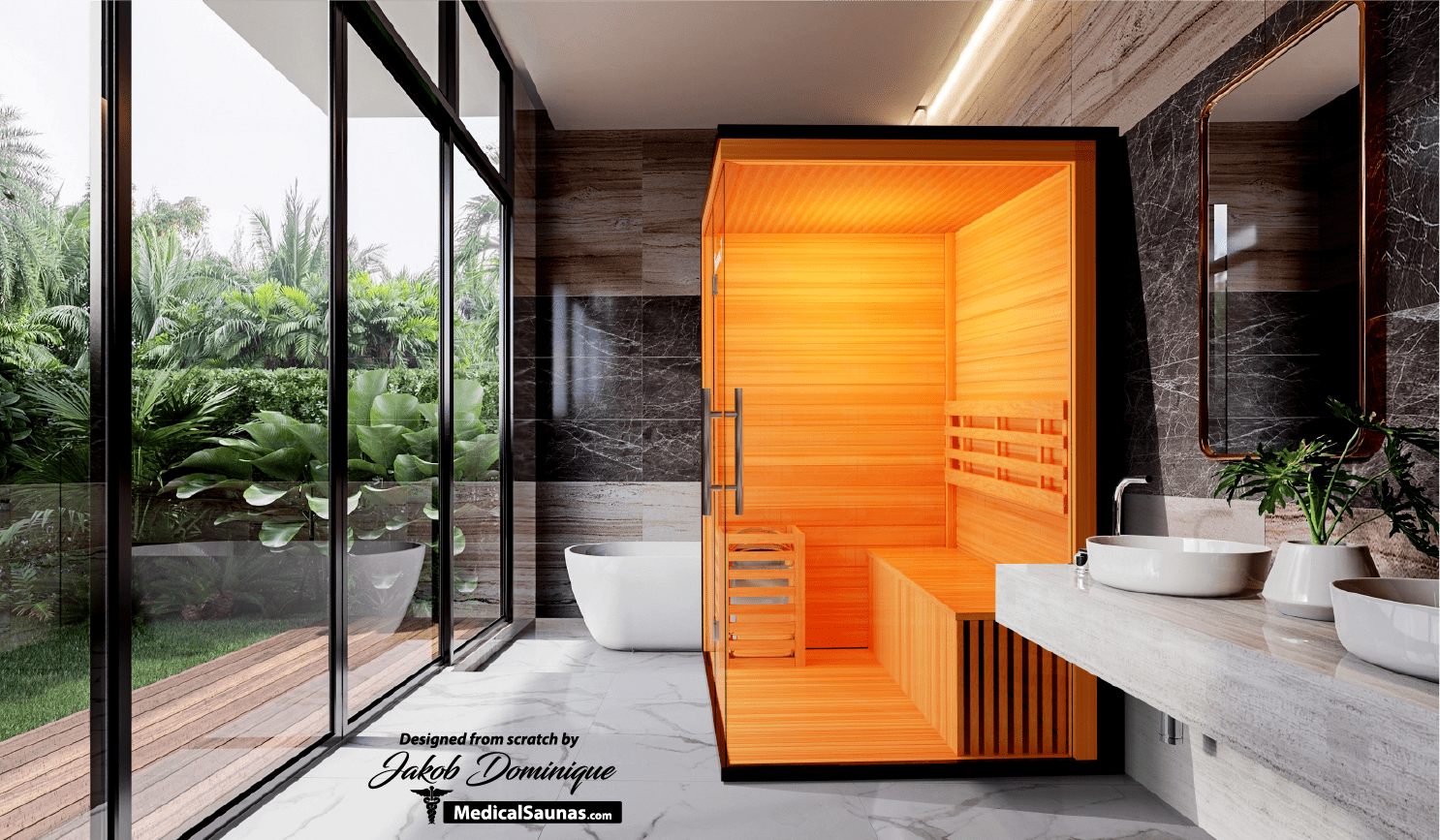 3 Person Home Steam Sauna | Traditional 7™ - The Recovery Outlet