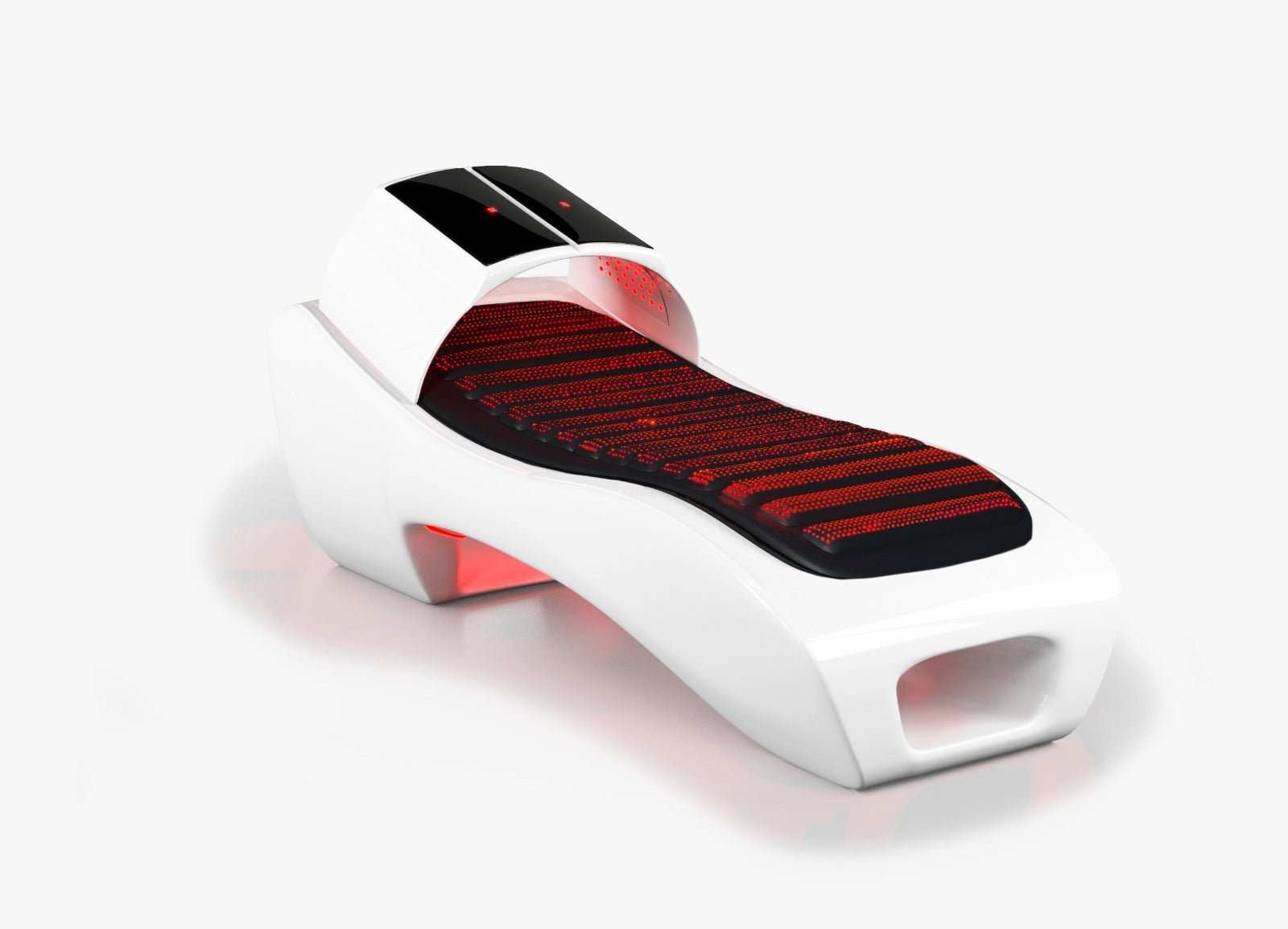Full-body red light therapy bed for skin health and younger-looking skin
