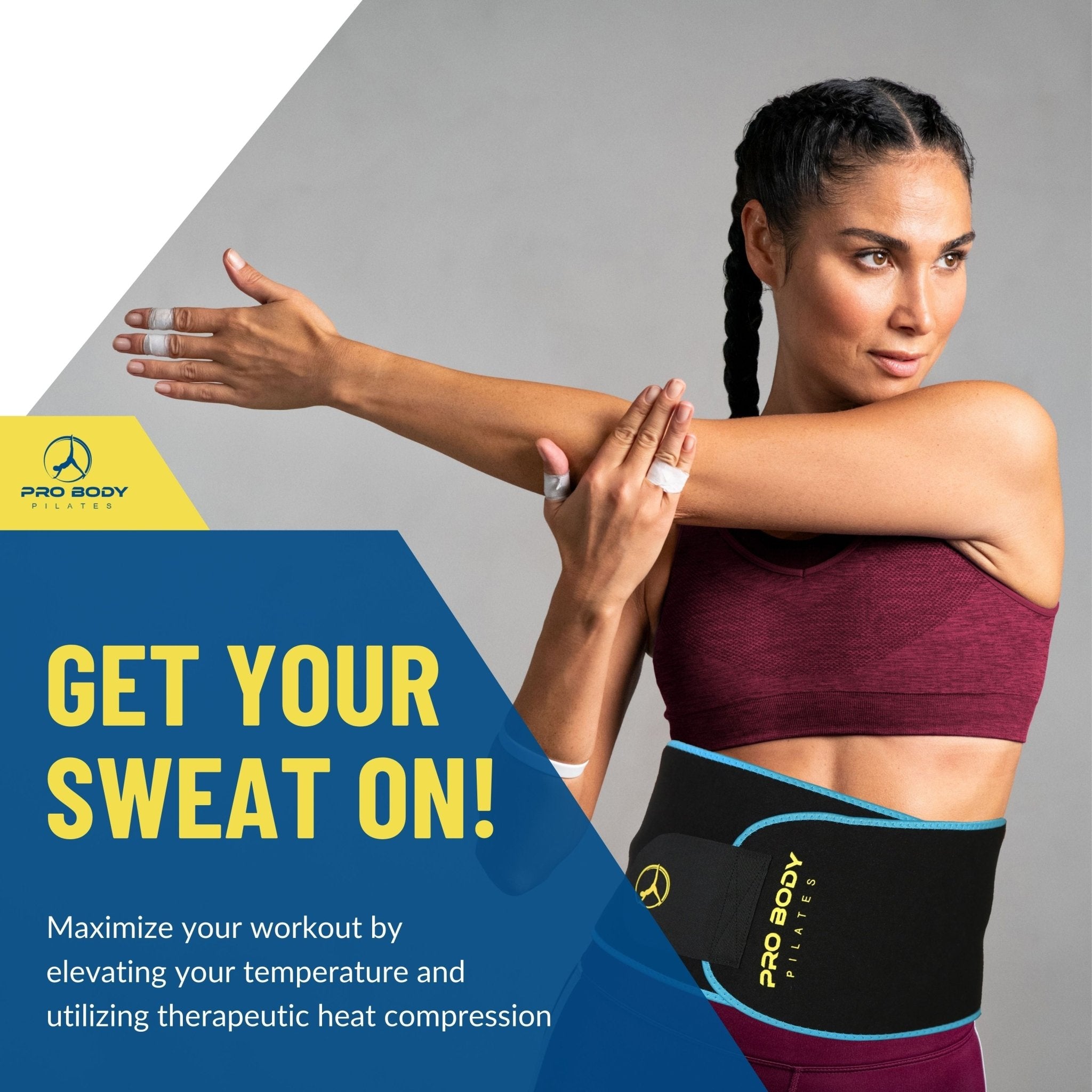 Waist Trimmer Belt for High - Intensity Training, Yoga and Workouts - The Recovery Outlet