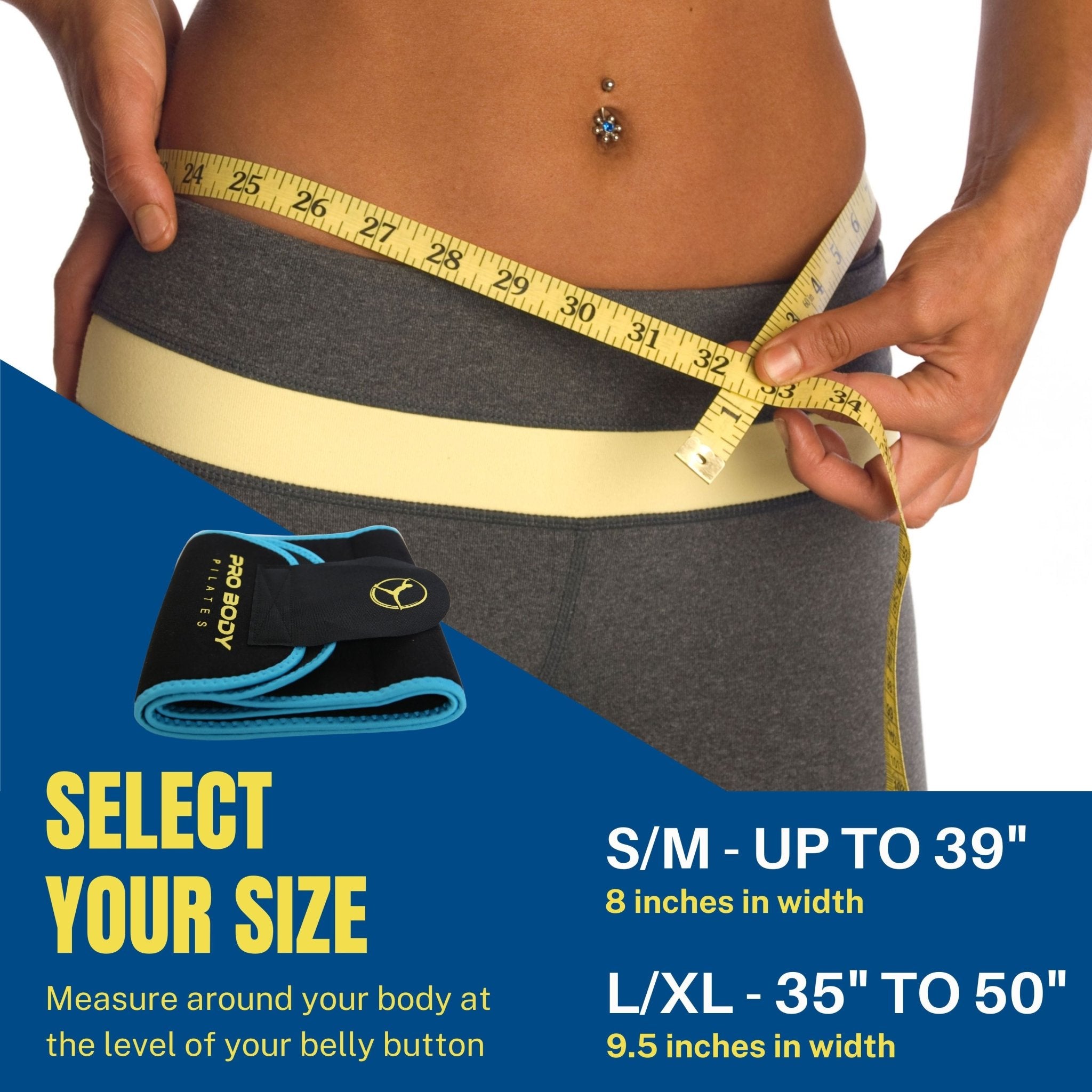 Waist Trimmer Belt for High - Intensity Training, Yoga and Workouts - The Recovery Outlet
