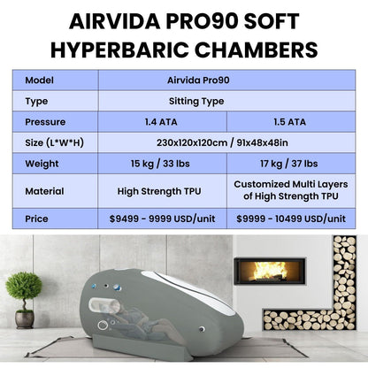 Airvida Pro90 Hyperbaric Chamber - The Recovery Outlet
