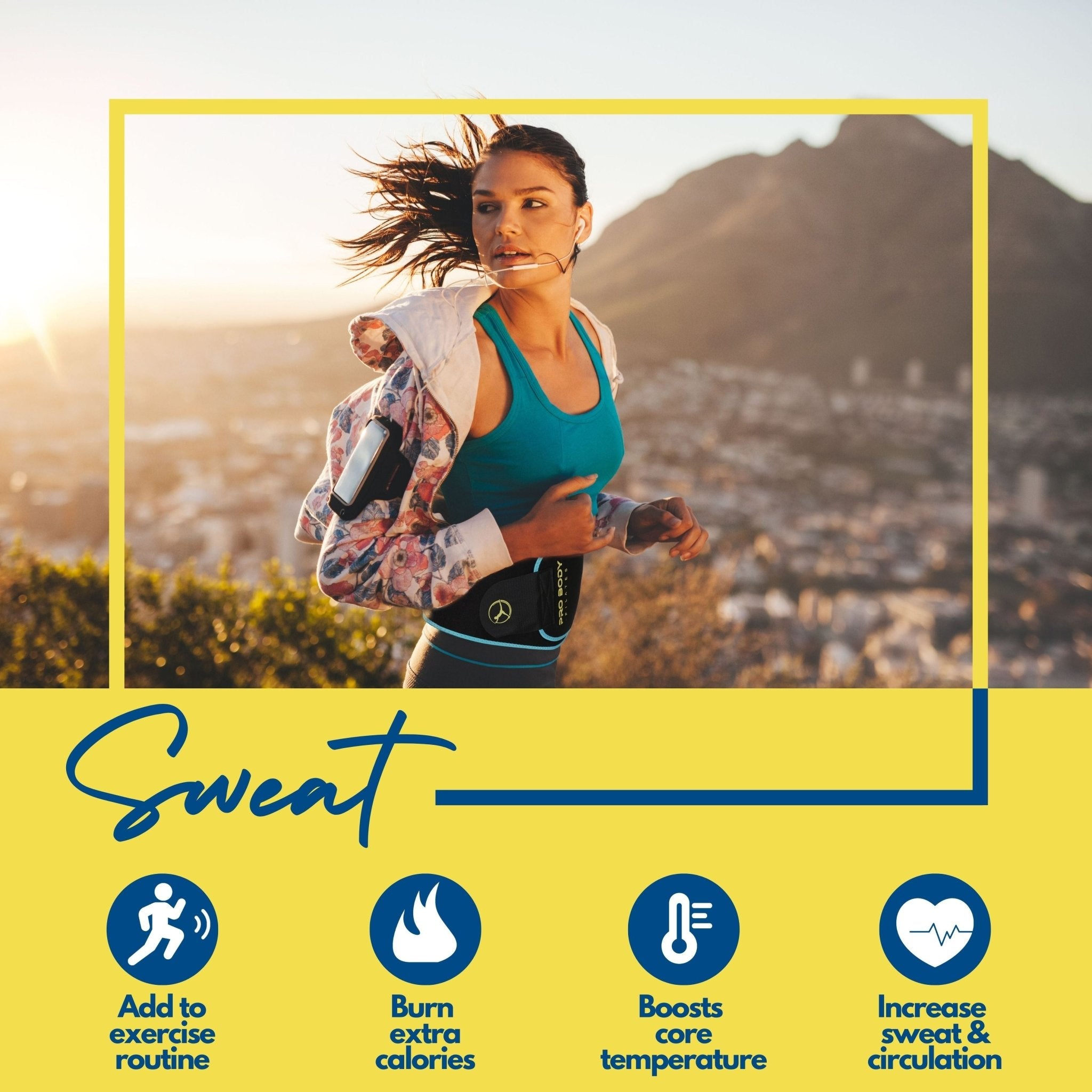 Waist Trimmer Belt for High - Intensity Training, Yoga and Workouts - The Recovery Outlet