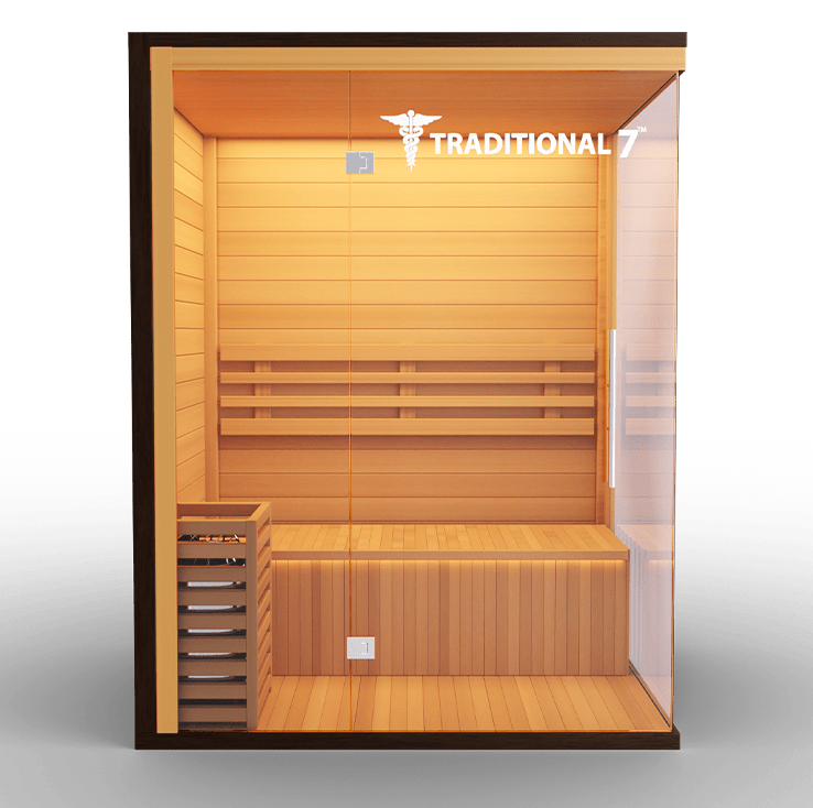 3 Person Home Steam Sauna | Traditional 7™ - The Recovery Outlet