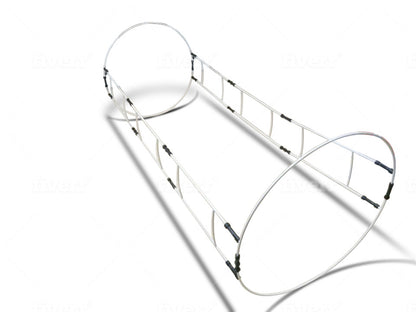 40-inch hyperbaric chamber metal internal frame for side-entry configuration