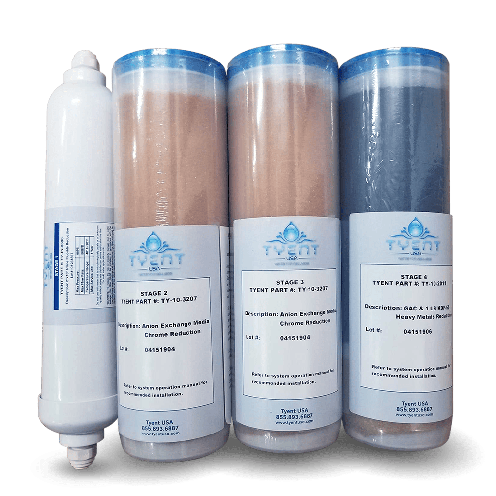 (4) WIT Bank Chromium 6 Removal System Replacement Cartridges - The Recovery Outlet