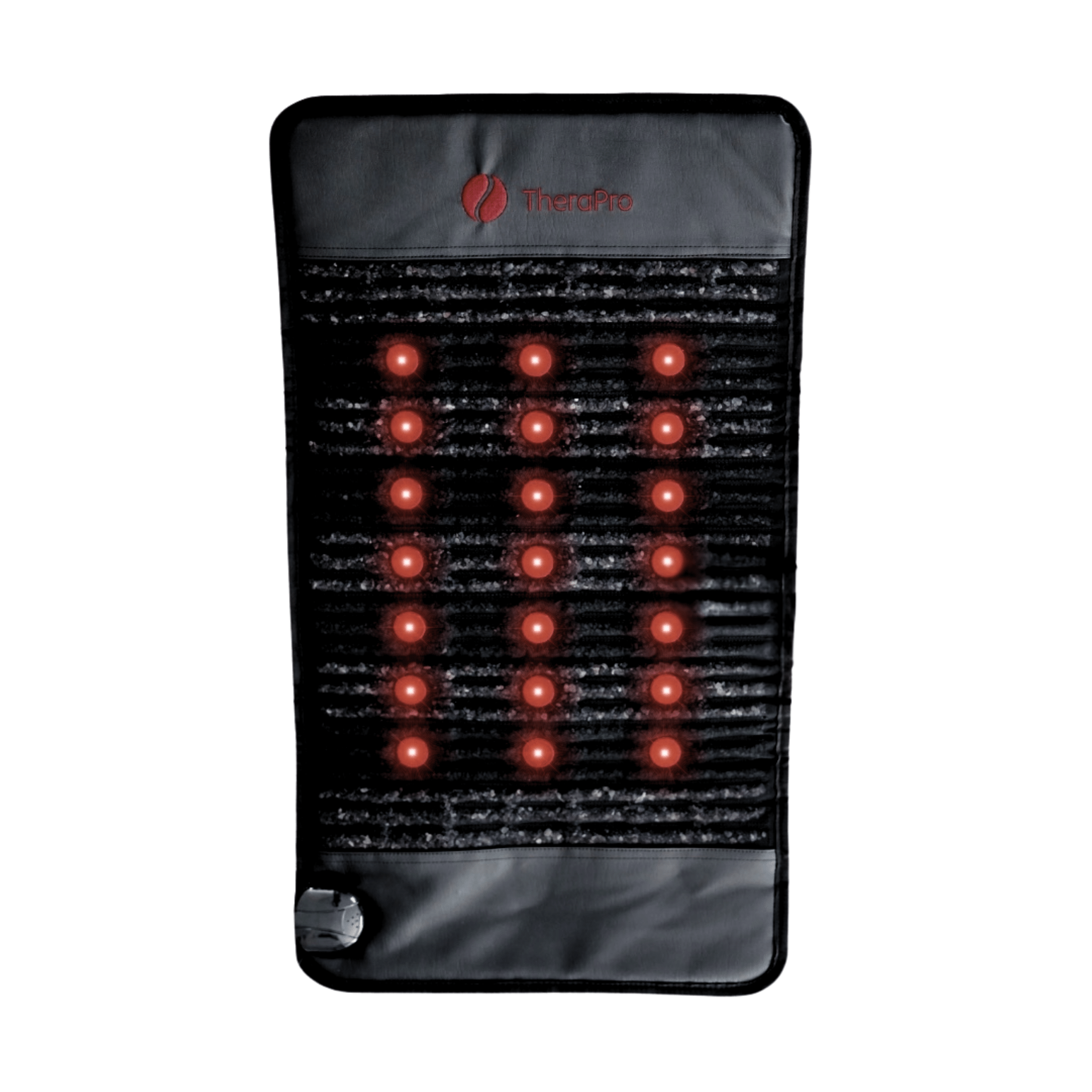 TheraPro PEMF infrared red light healing pad with natural stones for pain relief and relaxation